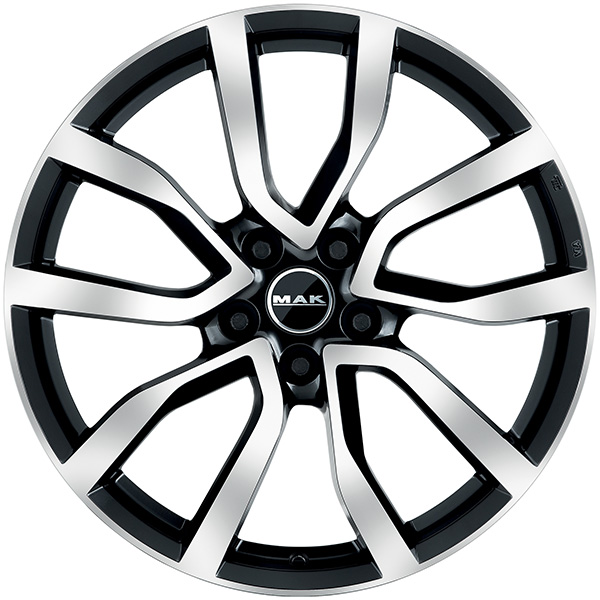 MAK MIDLANDS 8.5x21 5x112 ET 40 BLACK MIRROR