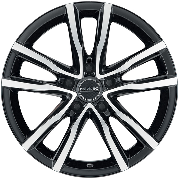 MAK MILANO 7x18 5x100 ET 48 BLACK MIRROR