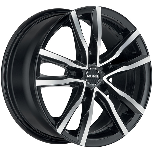 MAK MILANO 7x17 5x115 ET 40 BLACK MIRROR