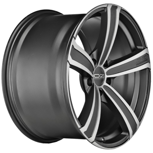 OZ RACING MONTECARLO HLT 9.5x20 5x114 ET 36 MATT DARK GRAPHITE DIAMOND CUT
