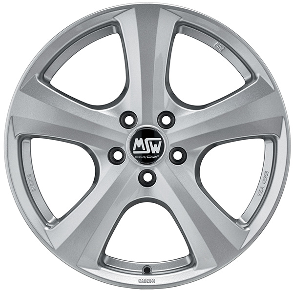 MSW 19 VAN 6,5x16 5x114,3 ET 44 FULL SILVER