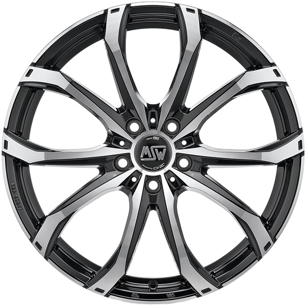 MSW 48 7,5x17 5x115 ET 42 GLOSS BLACK FULL POLISHED