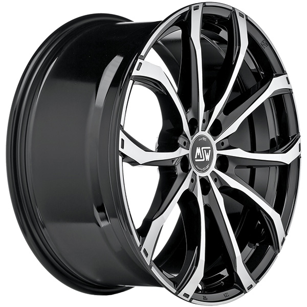 MSW 48 8 18 5 114.3 45 GLOSS BLACK FULL POLISHED