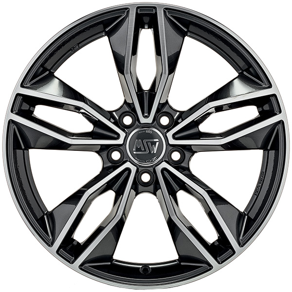 MSW 71 7,5x17 5x100 ET 35 GLOSS DARK GREY FULL POLISHED