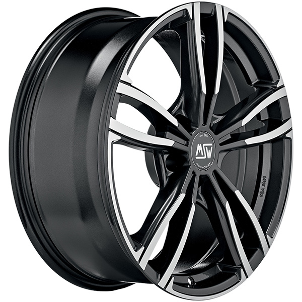MSW 73 8.5x18 5x120 ET 50 GLOSS DARK GREY FULL POLISHED