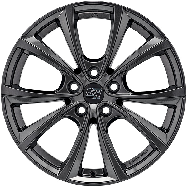 MSW 27T 9.5x19 5x120 ET 40 GLOSS DARK GREY