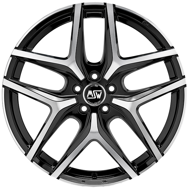 MSW 40 8,5x20 5x112 ET 30 GLOSS BLACK FULL POLISHED