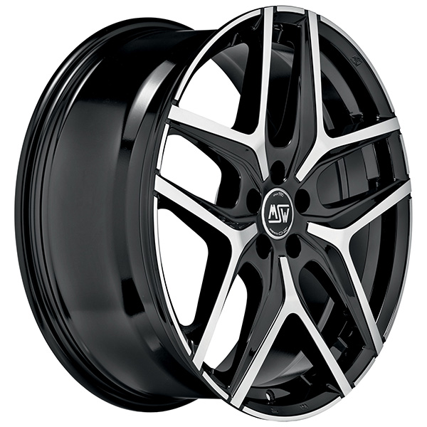 MSW 40 8x19 5x114.3 ET 30 GLOSS BLACK FULL POLISHED