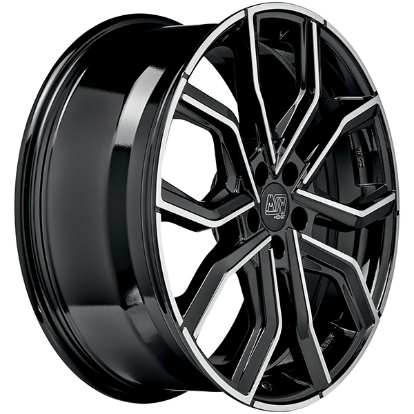 MSW 41 7.5x19 5x114.3 ET 45 GLOSS BLACK FULL POLISHED