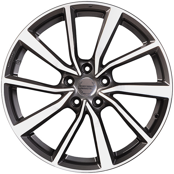 TECNOMAGNESIO SHAKE 8x18 5x114.3 ET 40 GRAPHITE MIRROR FACE