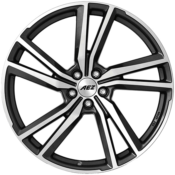AEZ North dark 7.5x18 5x112 ET 48 GUNMETAL/POLISHED
