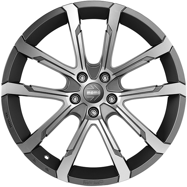 MOMO Quantum Evo 7x17 5x115 ET 46 Antracite Opaco Diamantato