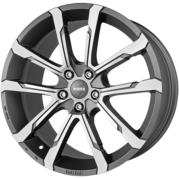 MOMO Quantum Evo 7x17 5x115 ET 46 Antracite Opaco Diamantato