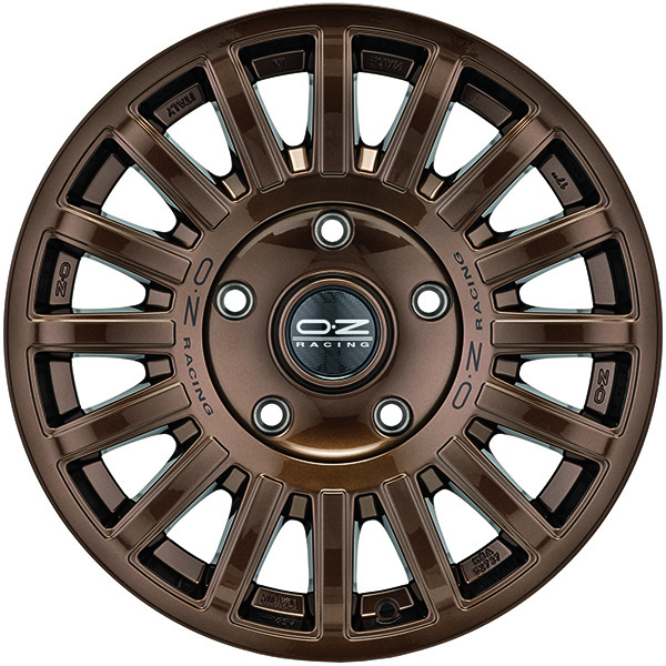 OZ RACING RALLY RAID 8.5x18 5x150 ET 30 GLOSS BRONZE BLACK LETTERING