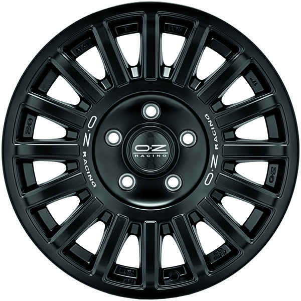OZ RACING RALLY RAID 8.5x18 5x150 ET 30 MATT BLACK SILVER LETTERING
