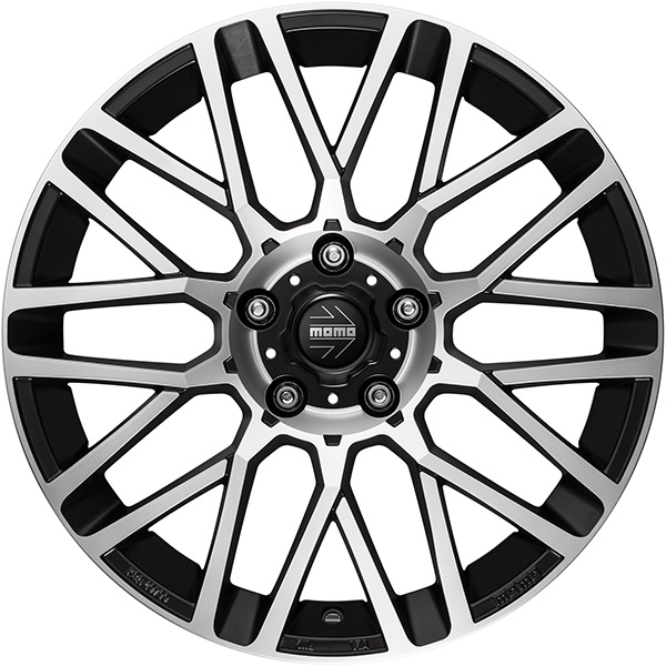 MOMO Revenge Evo 7x17 5x100 ET 35 Nero Opaco Diamantato