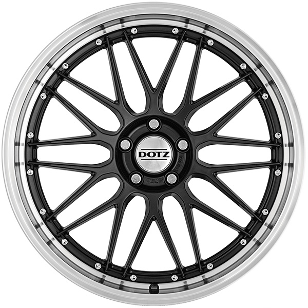 DOTZ Revvo dark 9.5x19 5x120 ET 40 Gunmetal/polished lip