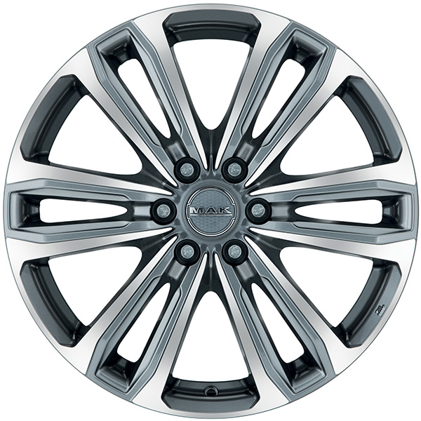 MAK SAFARI 6 7.5x17 6x139,7 ET 33 GUN MET-MIRROR FACE