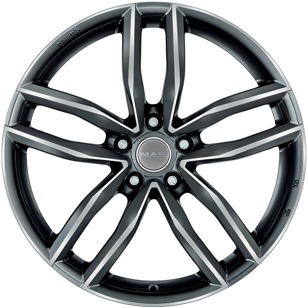 MAK SARTHE 8x18 5x112 ET 28 GUN MET-MIRROR FACE