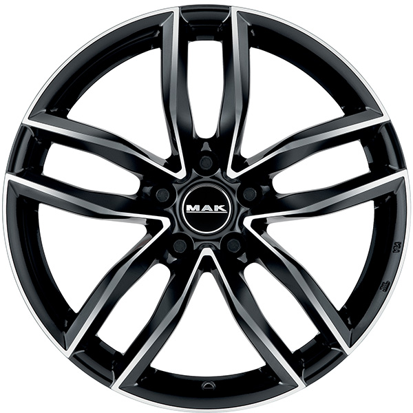 MAK SARTHE W 7.5x17 5x112 ET 42 BLACK MIRROR