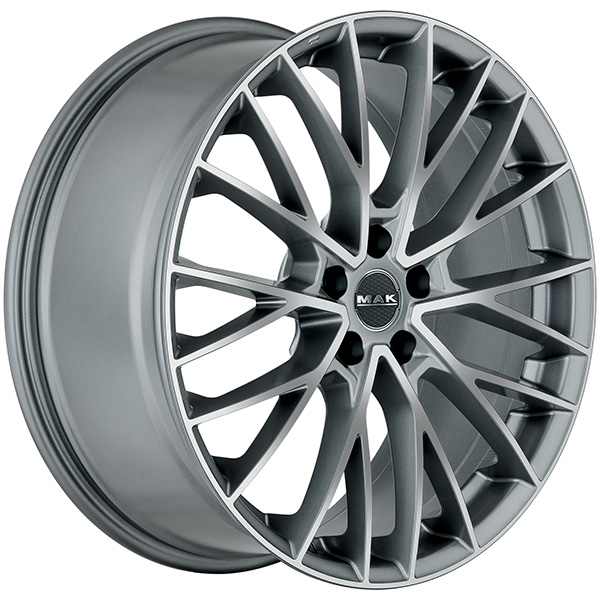 MAK SPECIALE 8.5x21 5x114.3 ET 40 GRAPHITE MIRROR FACE