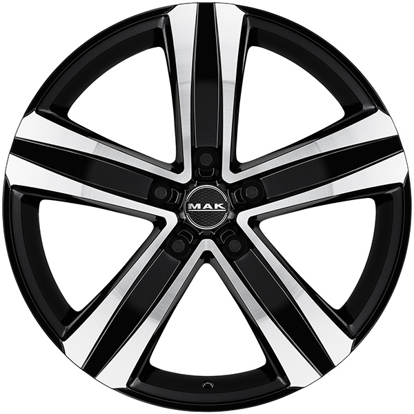 MAK STONE 5 3 6.5x15 5x160 ET 58 BLACK MIRROR