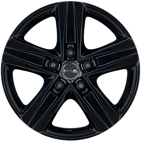 MAK STONE 5 3 6.5x15 5x160 ET 58 GLOSS BLACK