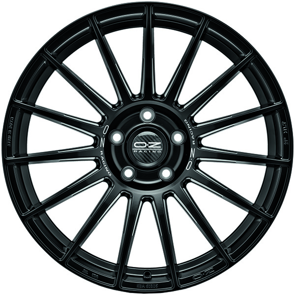 OZ RACING SUPERTURISMO DAKAR 10.5x22 5x112 ET 52 MATT BLACK SILVER LETTERING