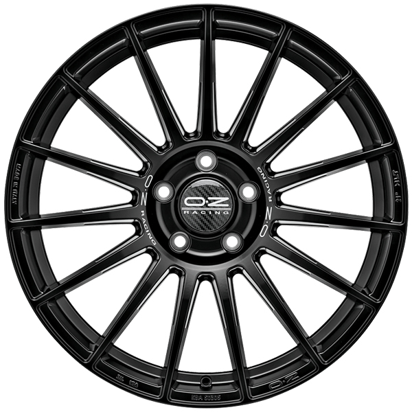 OZ RACING SUPERTURISMO LM 8,5x19 5x114,3 ET 38 MATT BLACK SILVER LETTERING