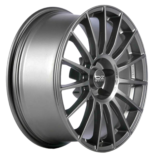 OZ RACING SUPERTURISMO LM 9 21 5 112 26 MATT GRAPHITE SILVER LETTERING