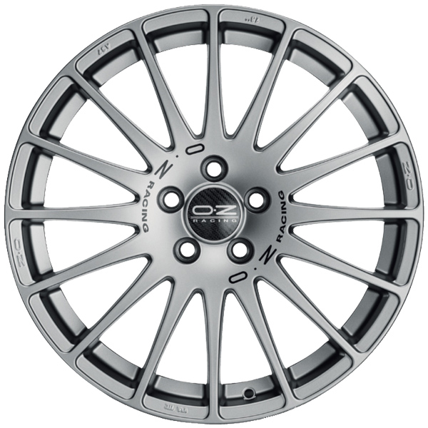 OZ RACING SUPERTURISMO GT 7x16 5x114.3 ET 45 GRIGIO CORSA BLACK LETTERING