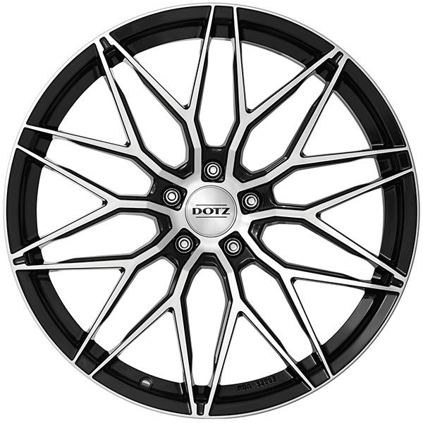 DOTZ Suzuka dark 8.5x20 5x120 ET 47 BLACK/POLISHED
