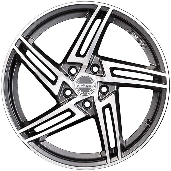 TECNOMAGNESIO TM001 8x18 5x112 ET 45 ANTRACITE DIAMANTATO