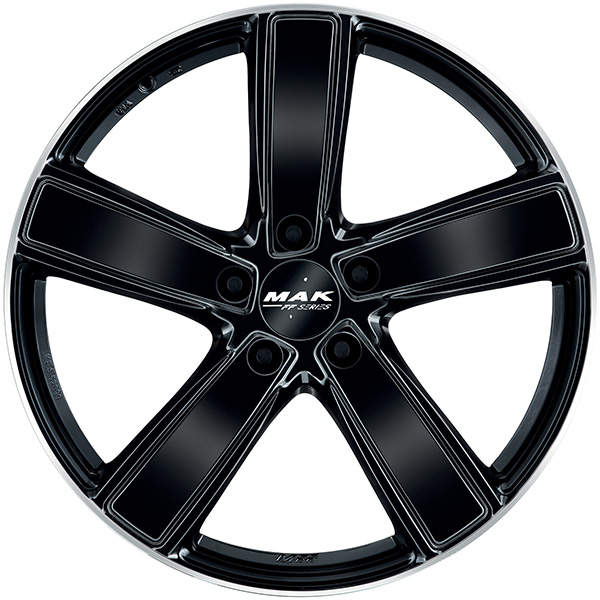 MAK TURISMO-D-FF 11.5x20 5x130 ET 63 GLOSS BLACK MIRROR RING
