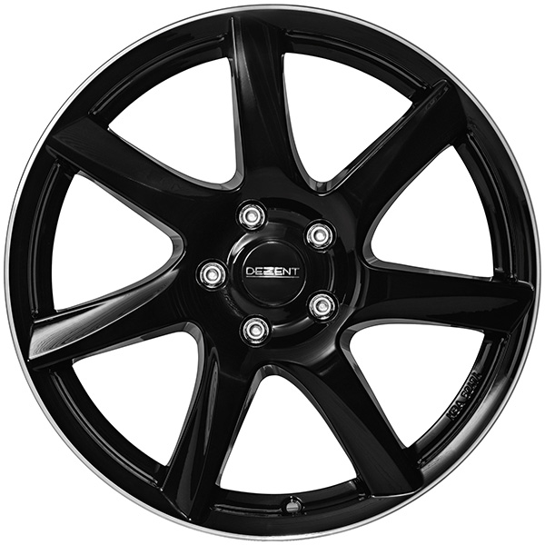 DEZENT TW dark 7.5x17 5x112 ET 40 BLACK/POLISHED LIP