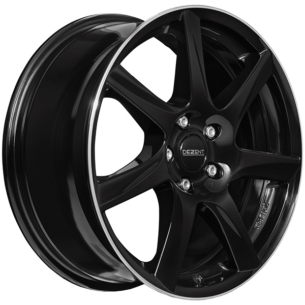 DEZENT TW dark 7x17 5x112 ET 42 BLACK/POLISHED LIP