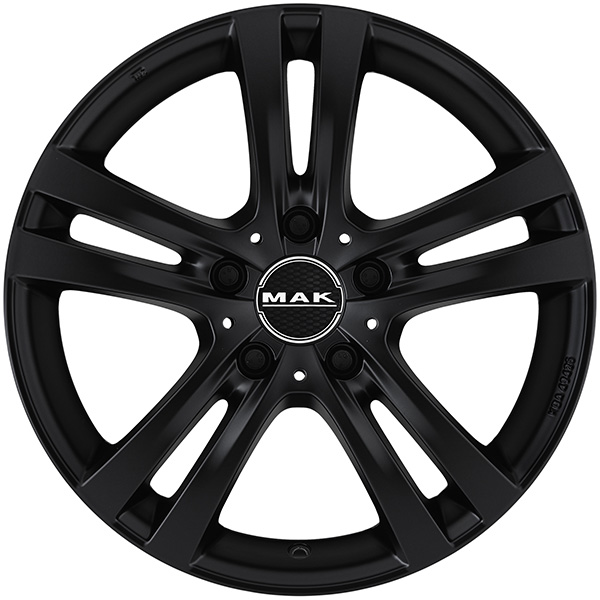 MAK ZENITH 8x17 5x112 ET 42 MATT BLACK