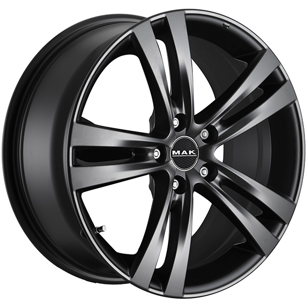 MAK ZENITH 6.5x15 5x098 ET 25 MATT BLACK