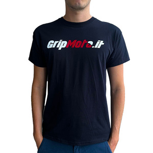 GRIPMOTO T-SHIRT NERA GRIPMOTO TAGLIA L